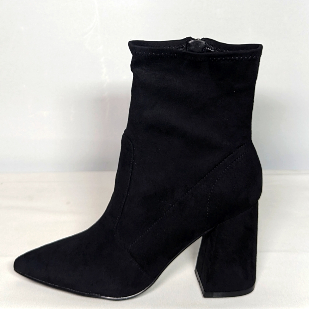 NEW Pieiebuy Womens Pointed toe Ankle Boot Sz 8.5 black